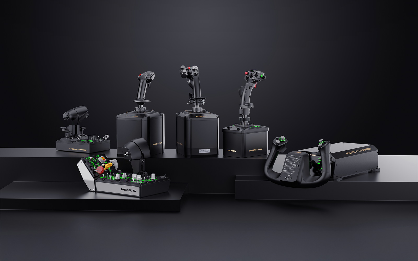 Flight controls και modular cockpit gear
